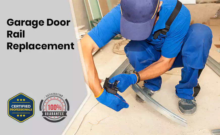 Garage Door Rail Replacement in Lisle, IL