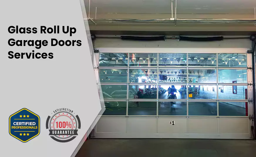Glass Roll Up Garage Door in Lisle, IL